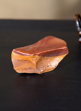 顶爷奇石原石靠山收藏戈壁石摆件