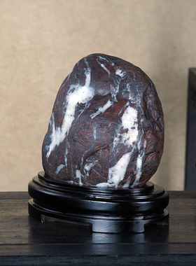 顶爷奇石原石靠山石把玩收藏摆件