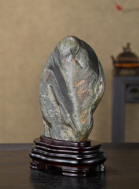 顶爷奇石原石靠山石装饰收藏摆件