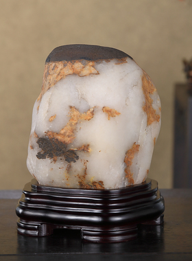 顶爷奇石原石靠山石装饰收藏摆件