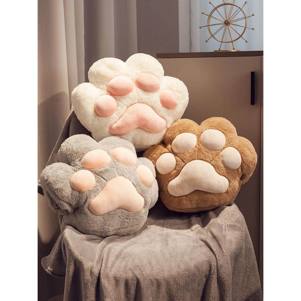 猫爪毛毯暖手抱枕被子两用办公室午睡毯子二合一午休枕头汽车载,淘宝优惠券,粉丝福利购,淘宝优惠卷