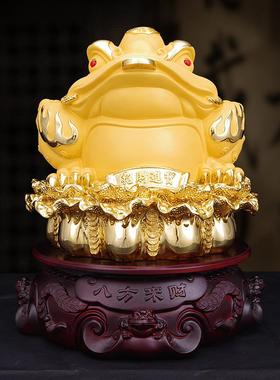 八方来财金蟾大号店铺前台办公室书桌装饰乔迁开业送礼工艺品摆件