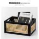 Bamboo storage basket desktop woven storage basket snack box miscellaneous cosmetic storage basket storage basket storage storage box