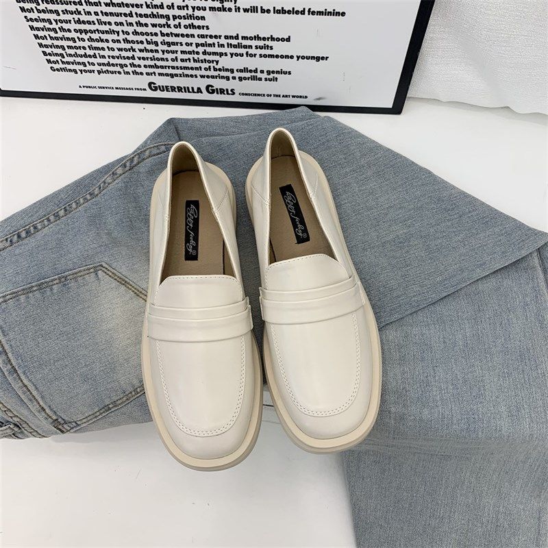 英伦风小皮鞋女厚底jk制服学生乐福鞋粗跟单鞋女两穿百搭玛丽珍鞋,淘宝优惠券,粉丝福利购,淘宝优惠卷