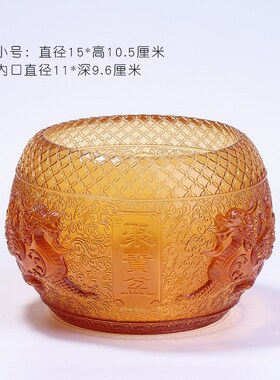琉璃貔貅聚宝盆招财m摆件中式客厅玄关装饰工艺品店铺开业乔迁送