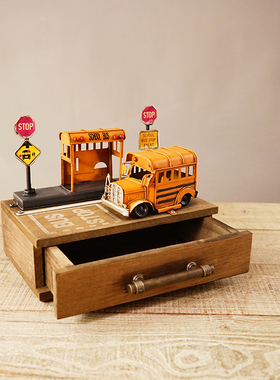 工业风商场摆件餐厅酒吧火锅店美发店网咖烧烤店软装配饰摆设装饰