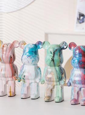 网红卡通创意暴力熊存钱罐现代客厅装饰品简约家居桌面电视柜摆件