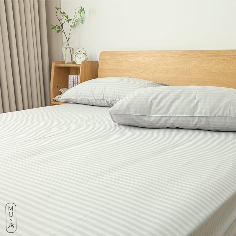 细密 软滑 纯棉60支贡缎1CM 锻条 床单枕套被套可选配,淘宝优惠券,粉丝福利购,淘宝优惠卷