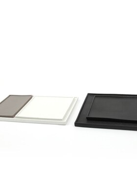 陶瓷摆件茶盘果盘茶具托盘酒具酒杯收纳盘L子软装装饰工艺品样板