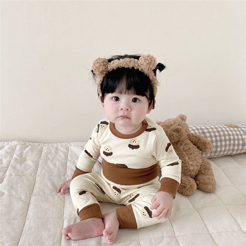 婴幼儿童内衣棉高腰护肚秋冬厚款男女睡衣宝宝无骨秋衣秋裤套装,淘宝优惠券,粉丝福利购,淘宝优惠卷