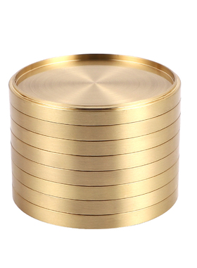 纯黄铜茶杯垫茶托铜杯垫隔热茶垫禅意中国风垫功夫茶具茶道配件