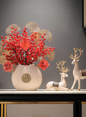 新中式古风摆件国风茶室博古架客厅玄关酒柜禅意工艺品家居装饰品