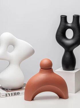北欧风创意不规则几何摆件样板间卧室装饰品书桌电视柜摆设工艺品