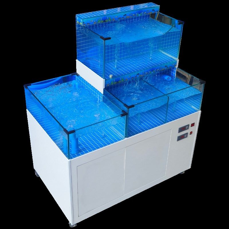 海鲜鱼缸商用海鲜池恒温制冷一体饭店超市专用移动水产海鲜缸定做,淘宝优惠券,粉丝福利购,淘宝优惠卷