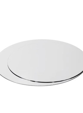 克莱因蓝高级镜面托盘水晶球摆件陈列展示样板间软装饰拍照道具