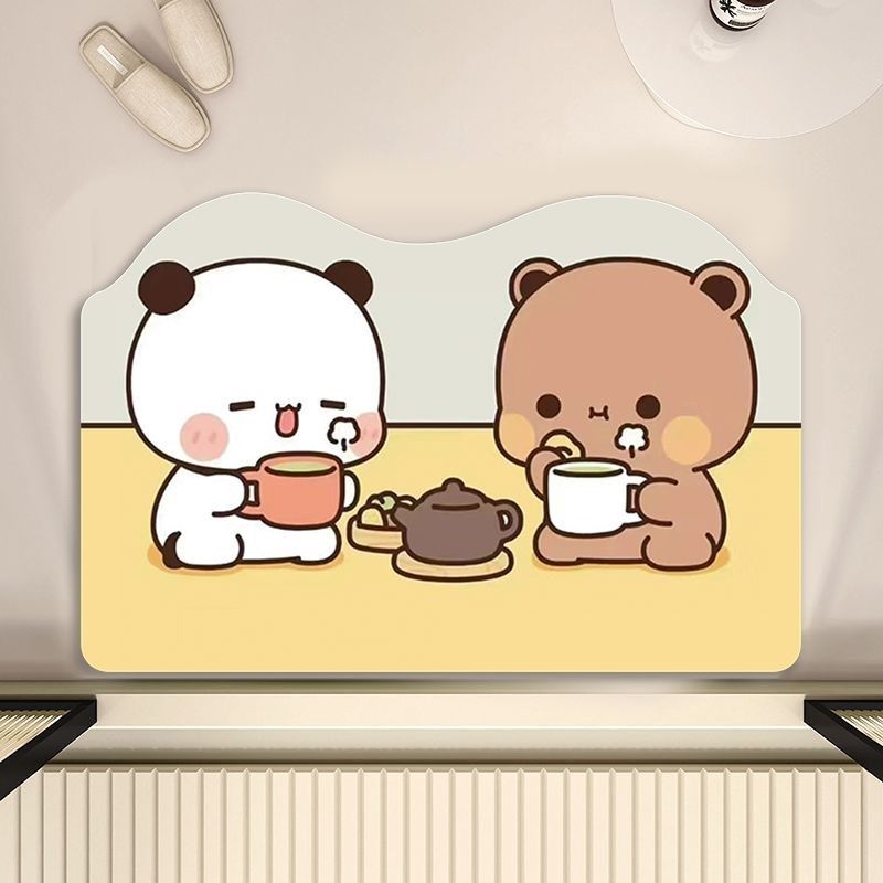 一二布布硅藻泥吸水垫浴室地垫洗手间厕所卫生间门口防滑脚垫入户,淘宝优惠券,粉丝福利购,淘宝优惠卷