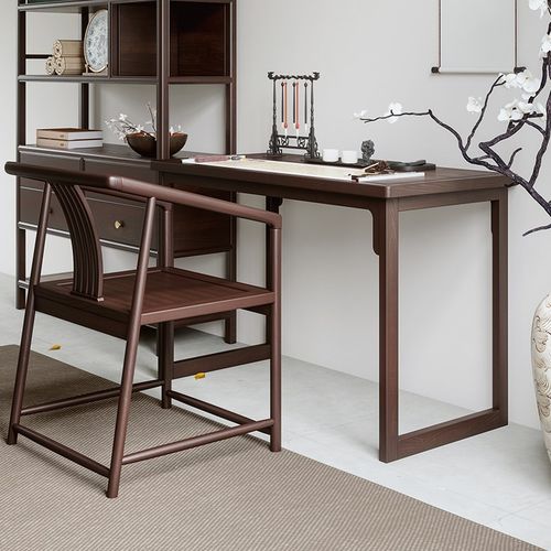 新中式家用实木茶桌组合家用客厅泡茶桌茶室喝茶桌子阳台小茶台几 - 图3