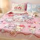 Toyama Store x Oli Frog Cream Angel Series Fleece Blanket Imitation Lamb Fleece Warm Blanket Sofa Casual Blanket