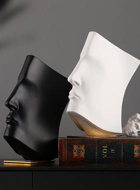 烟者创意摆件装饰品客厅复古抽象桌面酒架电视柜酒吧摆设工艺品