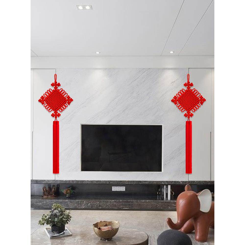 高端大气中国结挂件2026高档挂件客厅电视墙玄关大号乔迁新居入户,淘宝优惠券,粉丝福利购,淘宝优惠卷