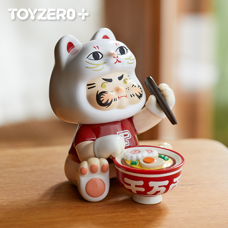 零加TOYZERO PP X MONSTER 幸运奶牛猫达摩系列吊卡手办摆件礼物,淘宝优惠券,粉丝福利购,淘宝优惠卷
