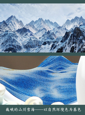 一帆风顺如鱼得水流沙画桌面摆件创意沙漏客厅P酒柜电视柜乔迁礼