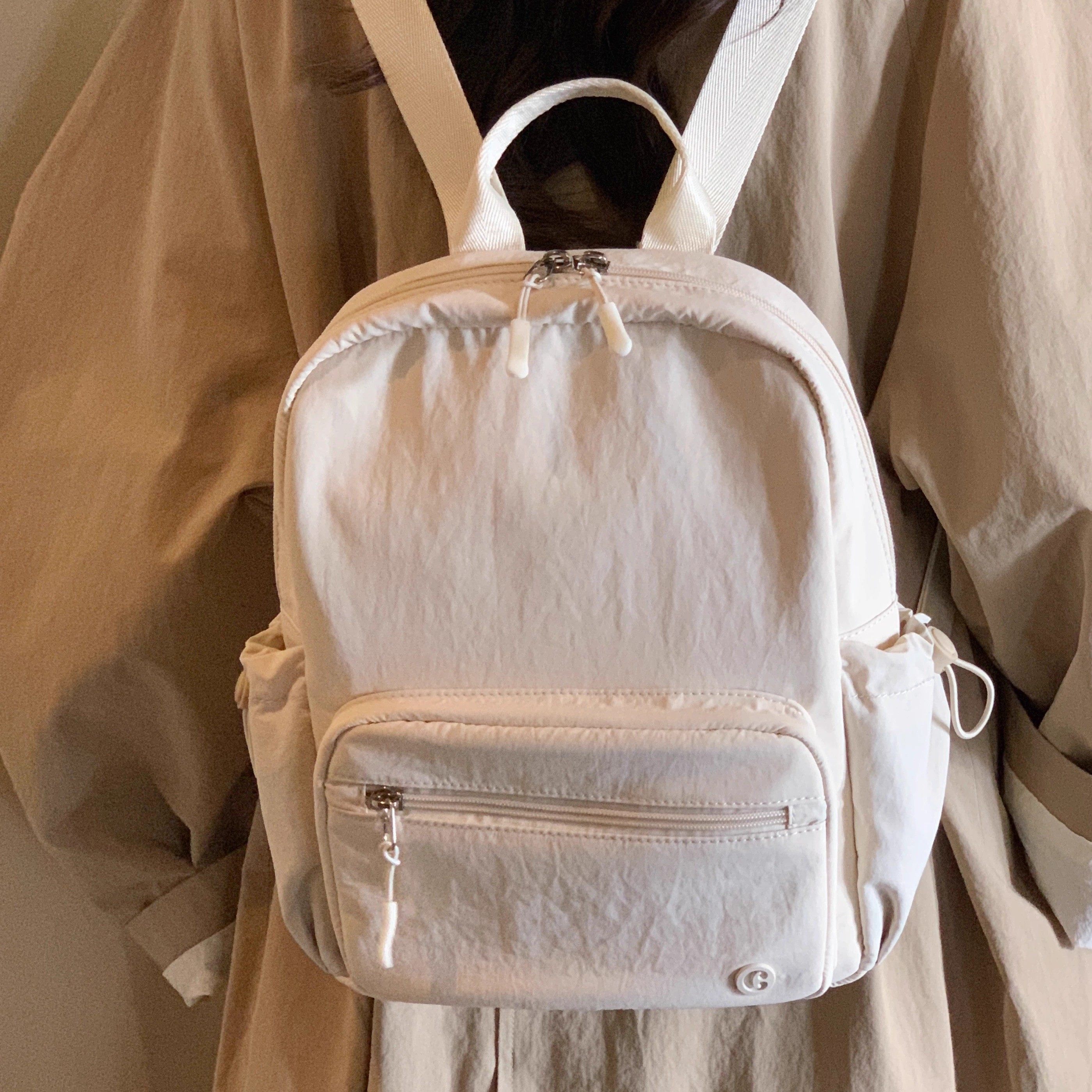 Chio'2nd 双肩包女式2025新款高级肌理感简约百搭通勤手提小背包,淘宝优惠券,粉丝福利购,淘宝优惠卷