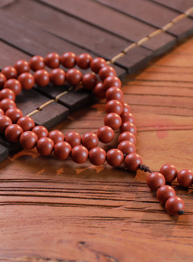红麝香合香珠手串天然香药