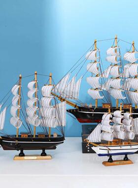 顺风顺水，花海帆船手工DIY人民币创意帆船模型装饰乔迁开幕礼