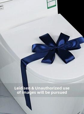 样板间展厅卫生间马桶封条禁止使用丝带捆绑带售楼卫浴店装饰摆件