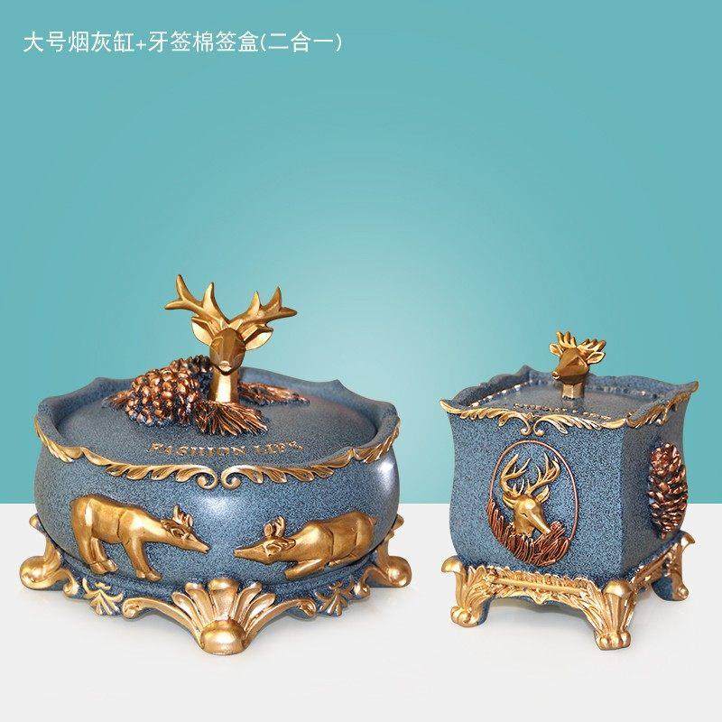 创意牙签盒高档家用棉签盒收纳盒二合一带盖桌面牙签筒按压式轻奢,淘宝优惠券,粉丝福利购,淘宝优惠卷