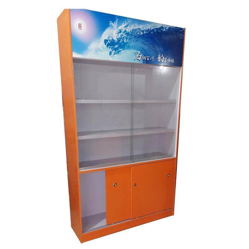 超市烟酒便利店烟草终端展示新款真龙橙色橘红背柜高立组合烟酒柜,淘宝优惠券,粉丝福利购,淘宝优惠卷