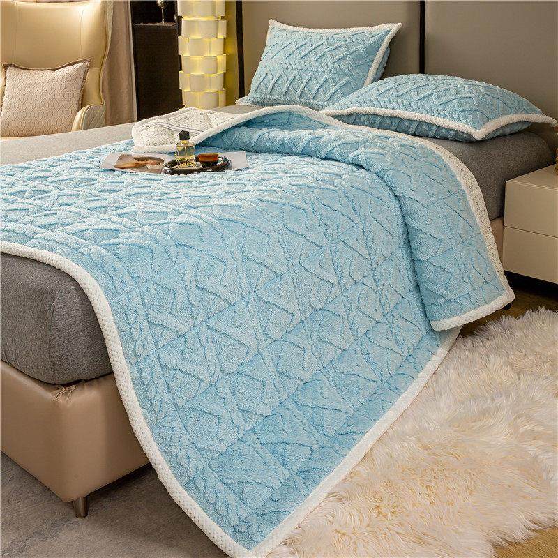 A类牛奶绒保暖床垫软垫学生宿舍单人法兰绒床褥冬毛毯铺底可机洗,淘宝优惠券,粉丝福利购,淘宝优惠卷