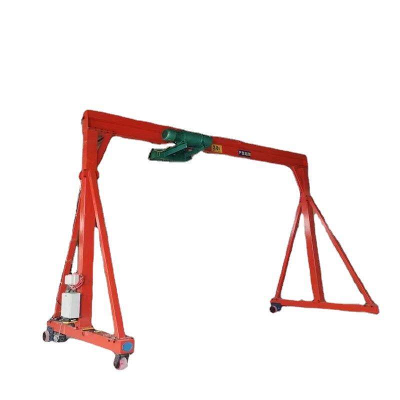 小型移动门式起重机厂家2吨手推式万向轮移动简易龙门架吊机,淘宝优惠券,粉丝福利购,淘宝优惠卷