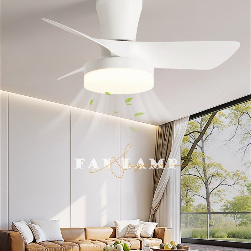 风扇灯现代简约新款卧室吸顶灯护眼静音一体大风力餐厅灯电扇灯具,淘宝优惠券,粉丝福利购,淘宝优惠卷