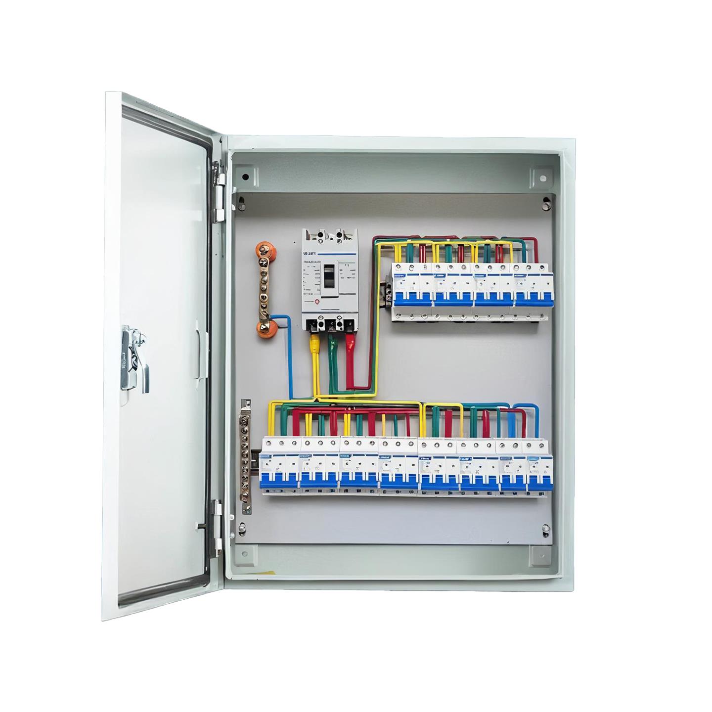 定制成套电箱三相动力柜路灯照明控制箱开关配电盒户外防水配电箱 - 图3