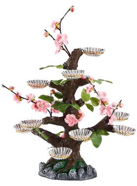 寿桃树架点心台摆件网红创意点缀酒店自助餐具装饰寿宴新中式包邮