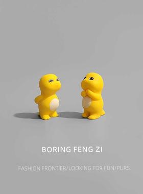 阿鸭家！无聊了摆几个小胖龙情绪解压桌面电脑小摆件工位电脑装饰