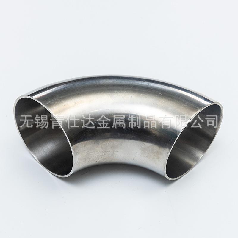 304不锈钢工业级管件弯头90度不锈钢无缝焊接冲压弯头 - 图1