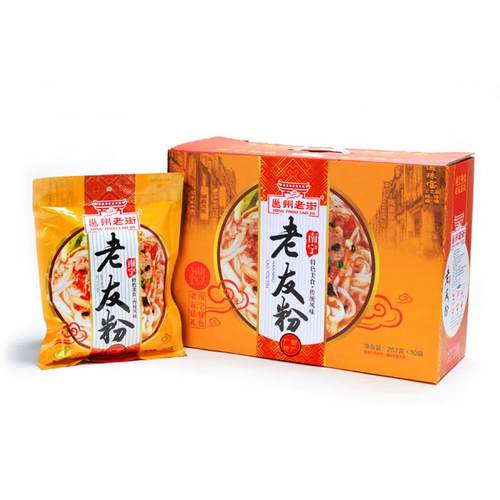 包邮广西南宁特产韩太邕州老街老友粉252g*10袋 扁粉酸笋粉老友酱 - 图2