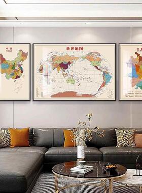 新品世界国地图中挂公图办