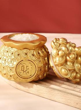 新品招财聚宝盆钱袋金元宝