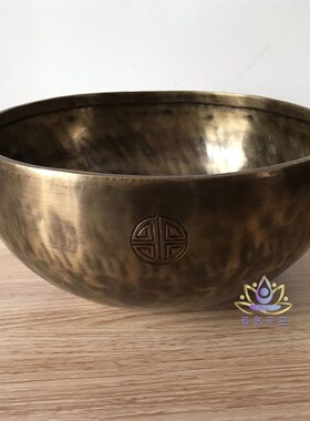 尼泊尔满月钵 手工B颂钵 铜钵 静心冥想