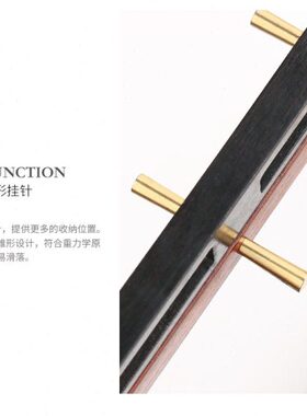 实木质毛笔架毛笔挂 新中式创意展示架工艺品 书房办公室桌面摆件