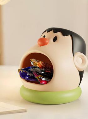 胖虎玄关钥匙收纳摆件电视柜酒柜台面装饰品办公室工位桌面储物盒