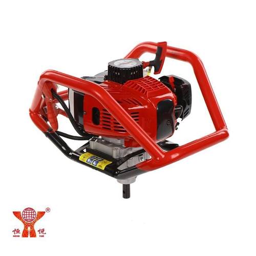 HY-GD550-TE-80852CC二冲程大功率单双人互换式地钻挖坑机 - 图2