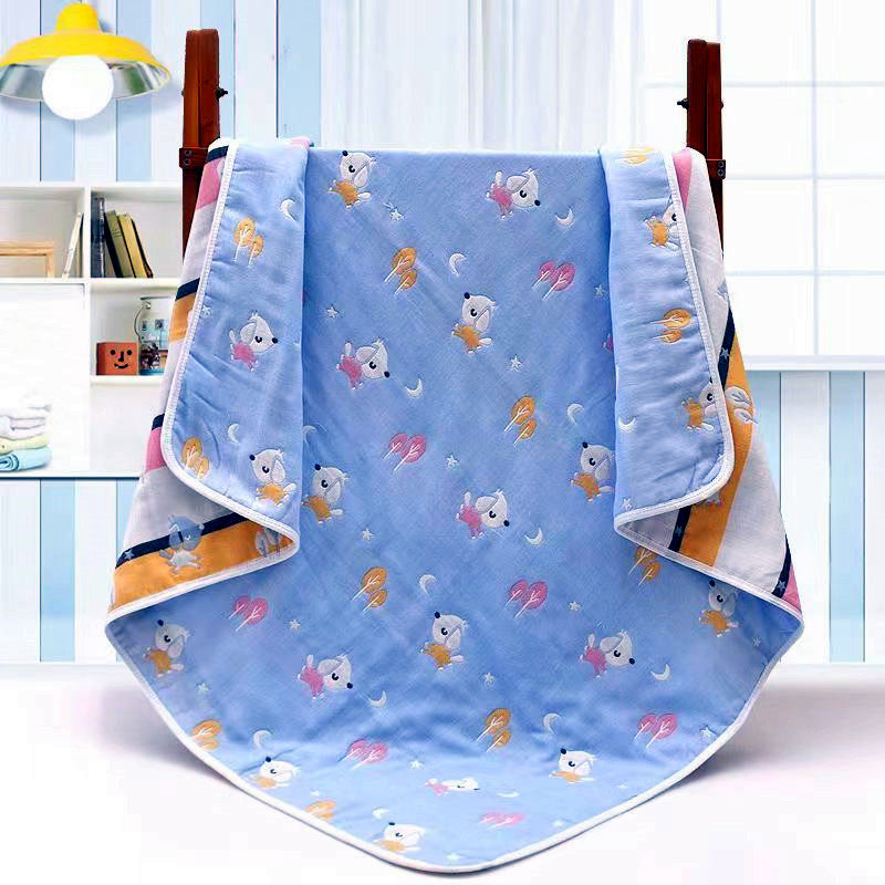 幼儿园宝宝新生儿童浴巾盖毯包被毛巾被六层纱布纯棉婴儿加厚定做,淘宝优惠券,粉丝福利购,淘宝优惠卷