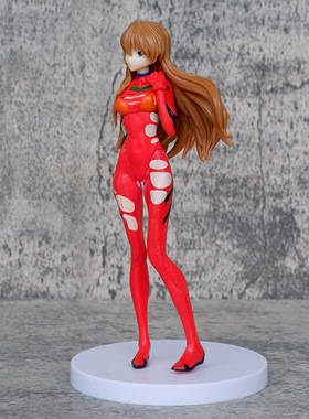 美少女系列EVA长发红衣绫波丽明日香剧场版站姿模型动漫手办摆件