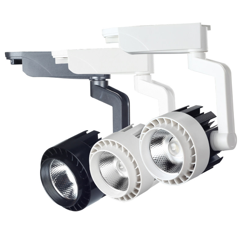 轨道射灯led 商用北欧背景明装客厅服装店超亮家用店铺展厅导轨式,淘宝优惠券,粉丝福利购,淘宝优惠卷