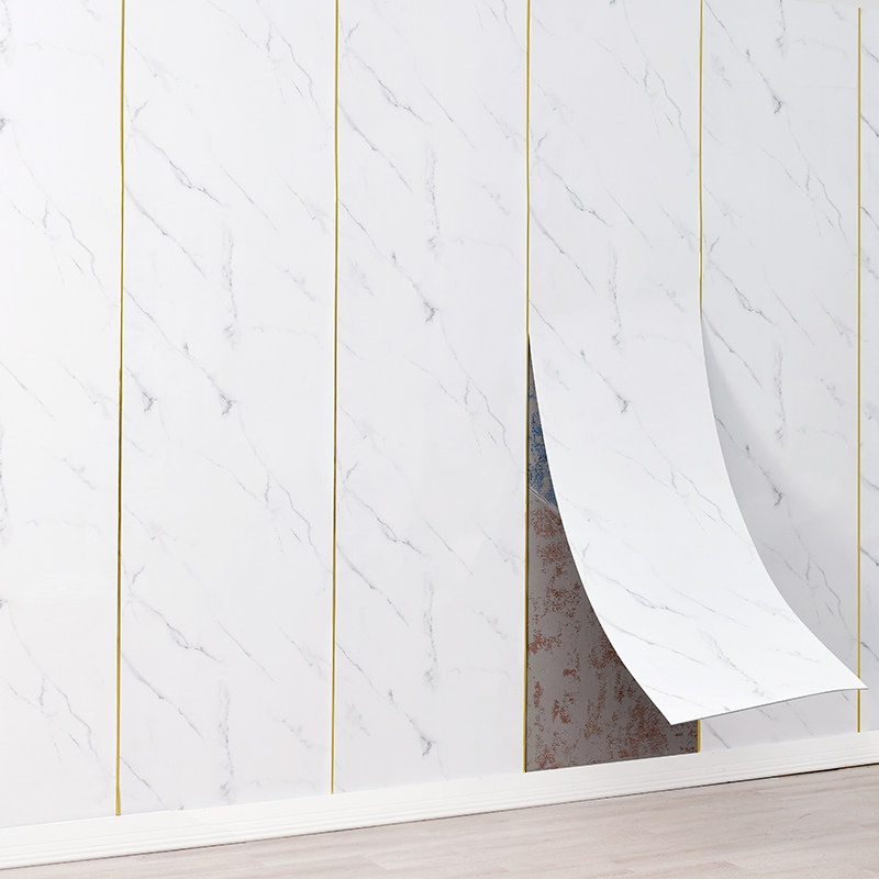 PVC铝塑板自粘仿瓷砖墙贴大理石纹贴纸电视背景墙壁纸墙面装饰板,淘宝优惠券,粉丝福利购,淘宝优惠卷